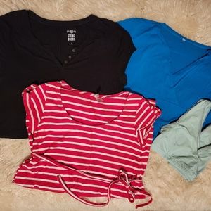 Lot of 3 maternity shirts